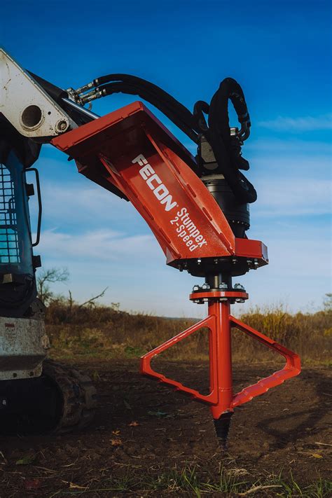 mini excavator stump screw|stumpex skid grinder attachment.